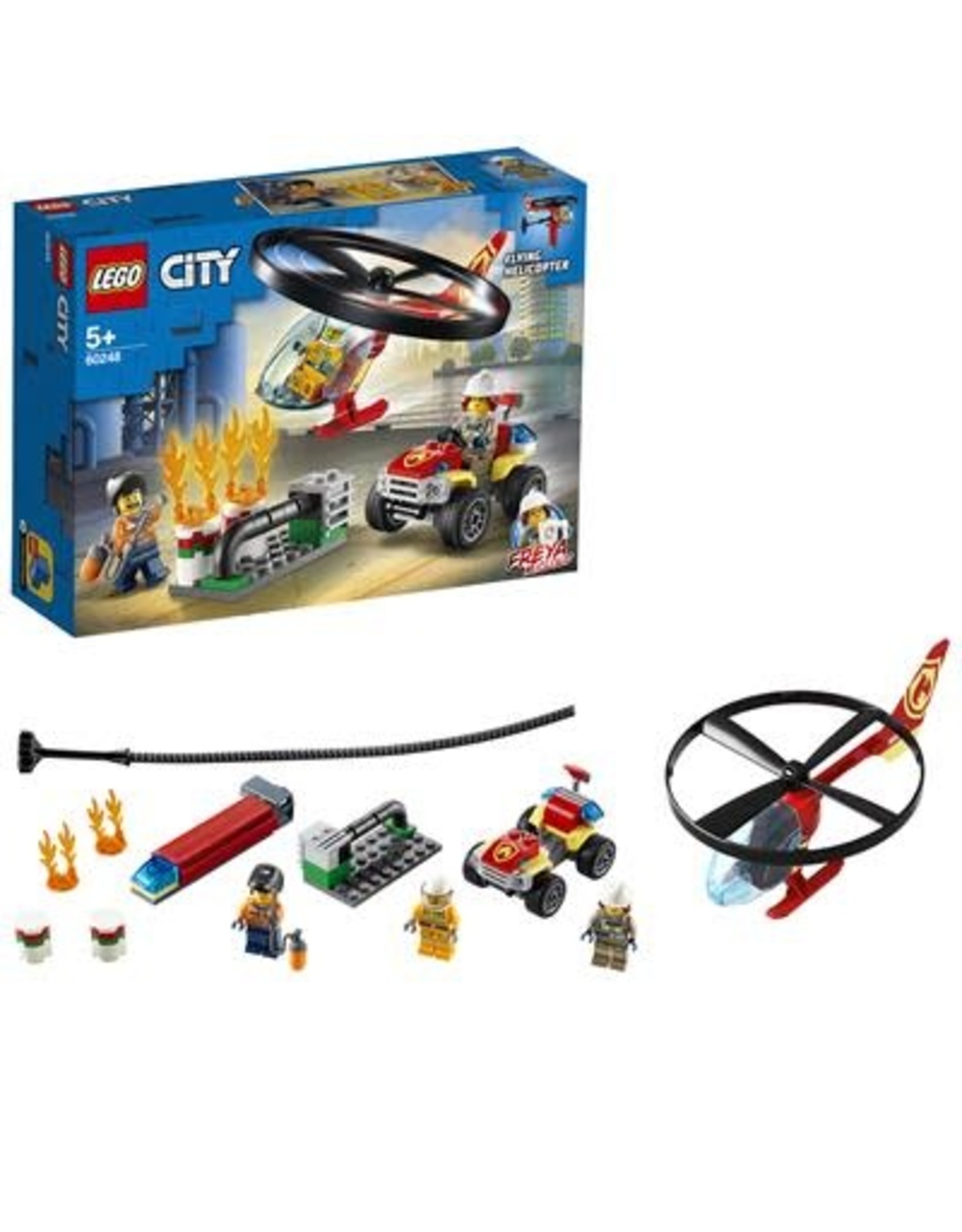 LEGO Lego City 60248 Brandweerhelicopter Reddingsoperatie – Fire Helicopter Response
