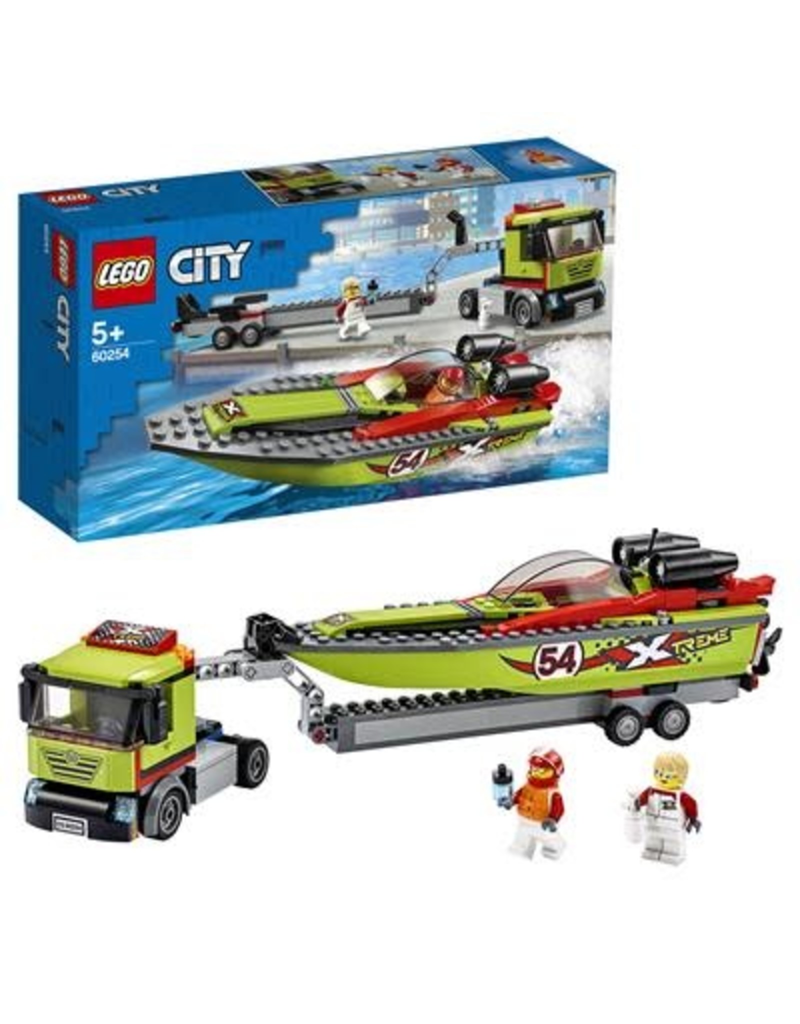 LEGO Lego City 60254 Raceboottransport – Race Boat Transporter