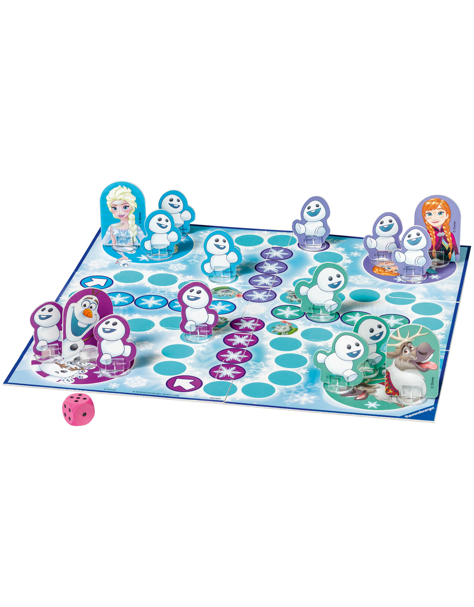 Ravensburger Ravensburger 234486 DFZ: Frozen Pachisi - Pocketspel