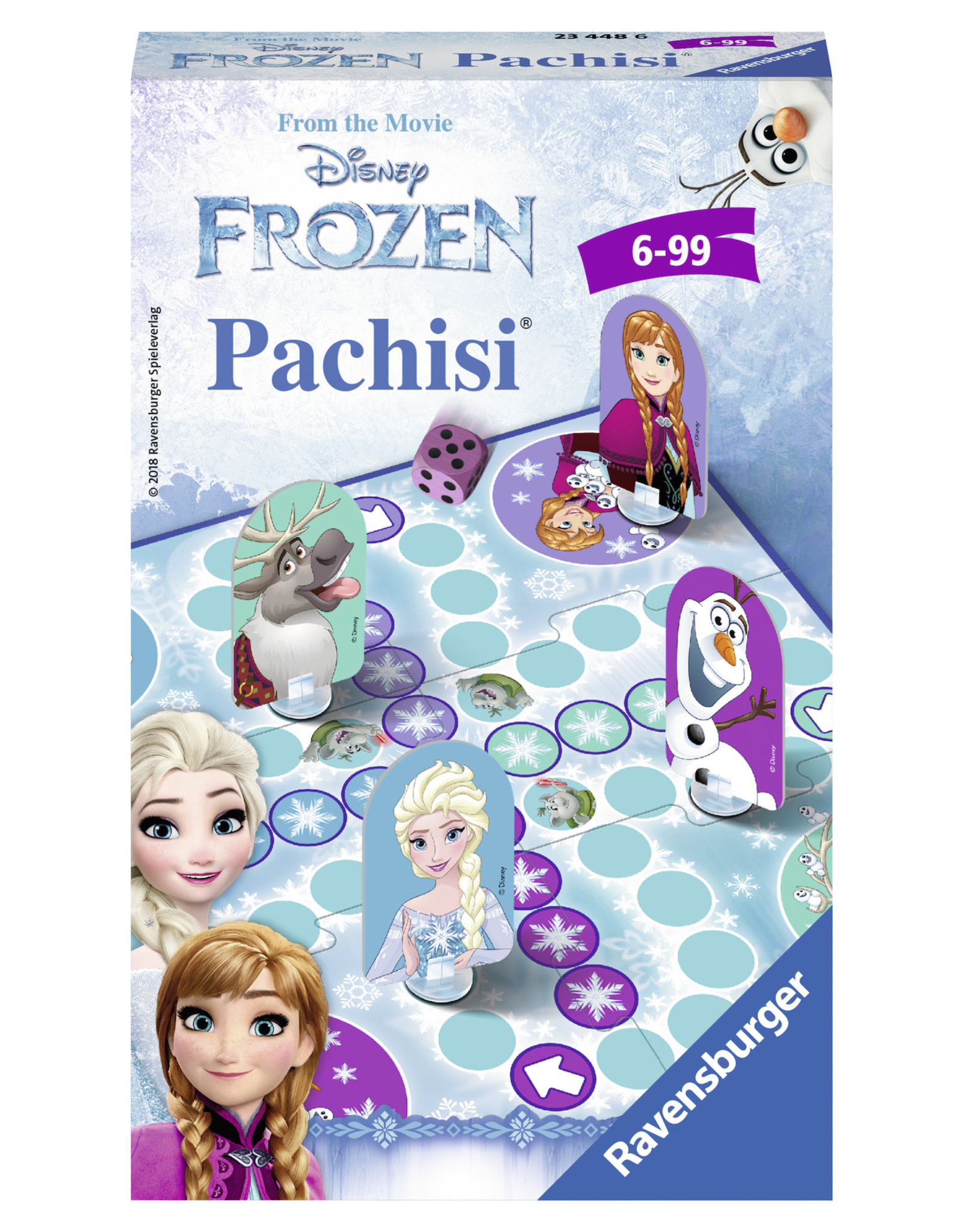 Ravensburger Ravensburger 234486 DFZ: Frozen Pachisi - Pocketspel