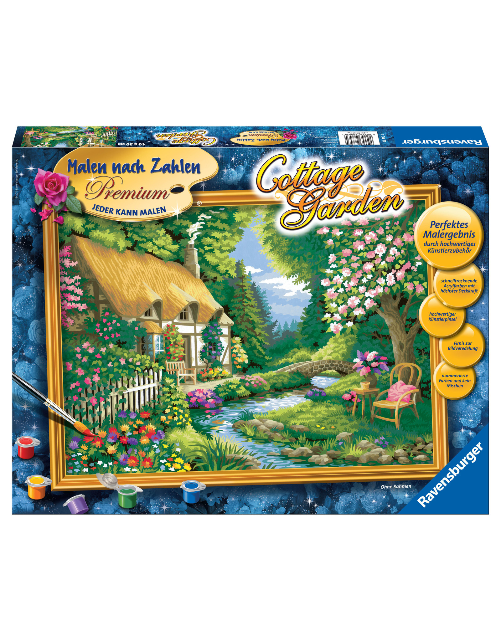 Ravensburger Schilderen op Nummer 288434 Cottage Garden