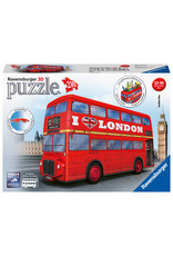Ravensburger Ravensburger 3D Puzzel 125340 London Bus - 216 Stukjes Ravensburger Ravensburger 3D Puzzel 125340 London Bus - 216 Stukjes