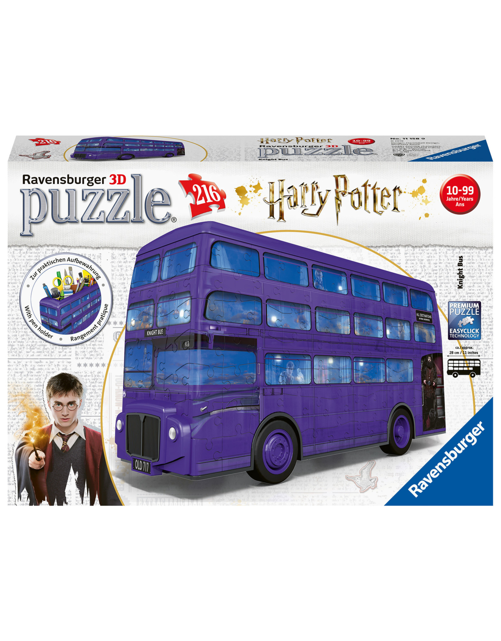 Ravensburger Ravensburger 3D Puzzel 111589 Harry Potter: Hocus Pokus Bus -  216 Stukjes