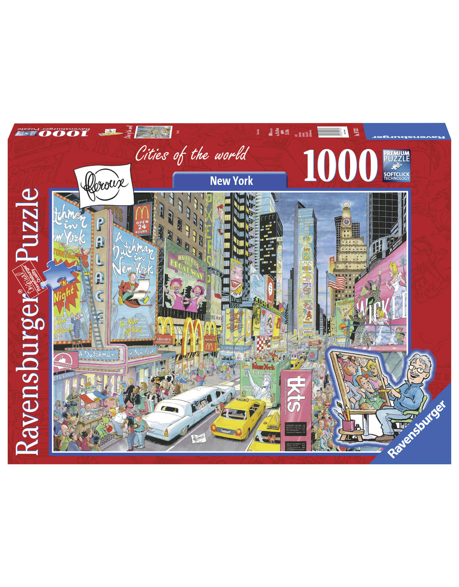 Ravensburger Ravensburger puzzel Fleroux Cities Of The World - New York  1000 stukjes