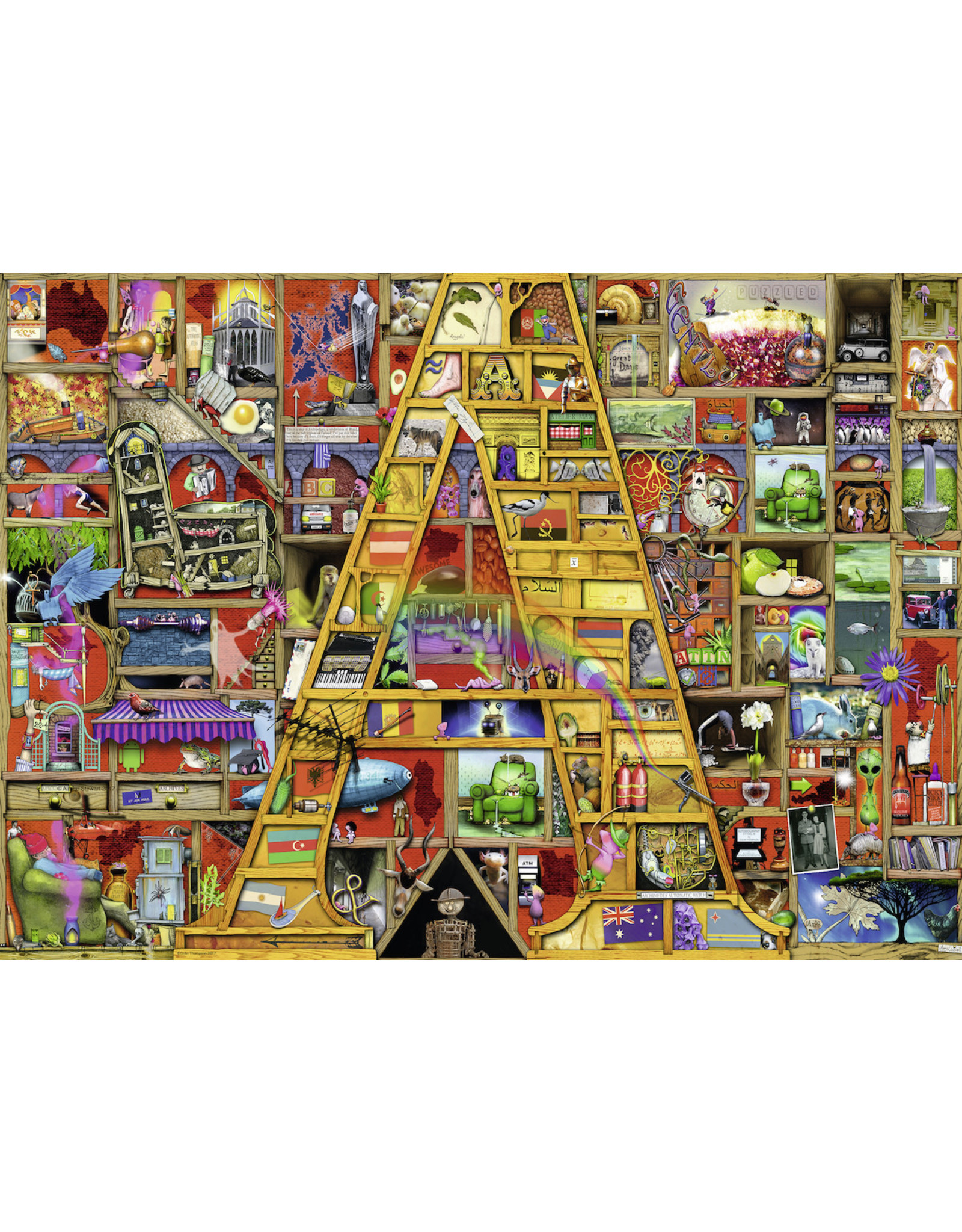 Ravensburger Awesome Alphabet A - 1000 Colin Thompson