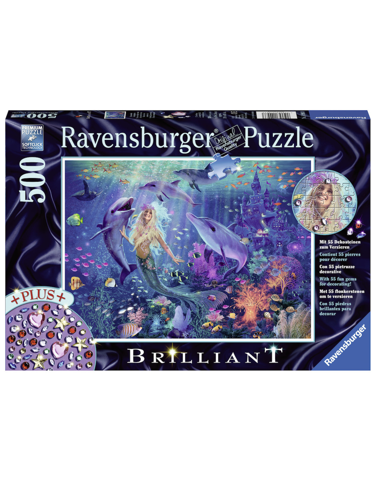 Ravensburger Betoverende Zeemeermin - Brilliant 500 - Doos Gedeukt!!