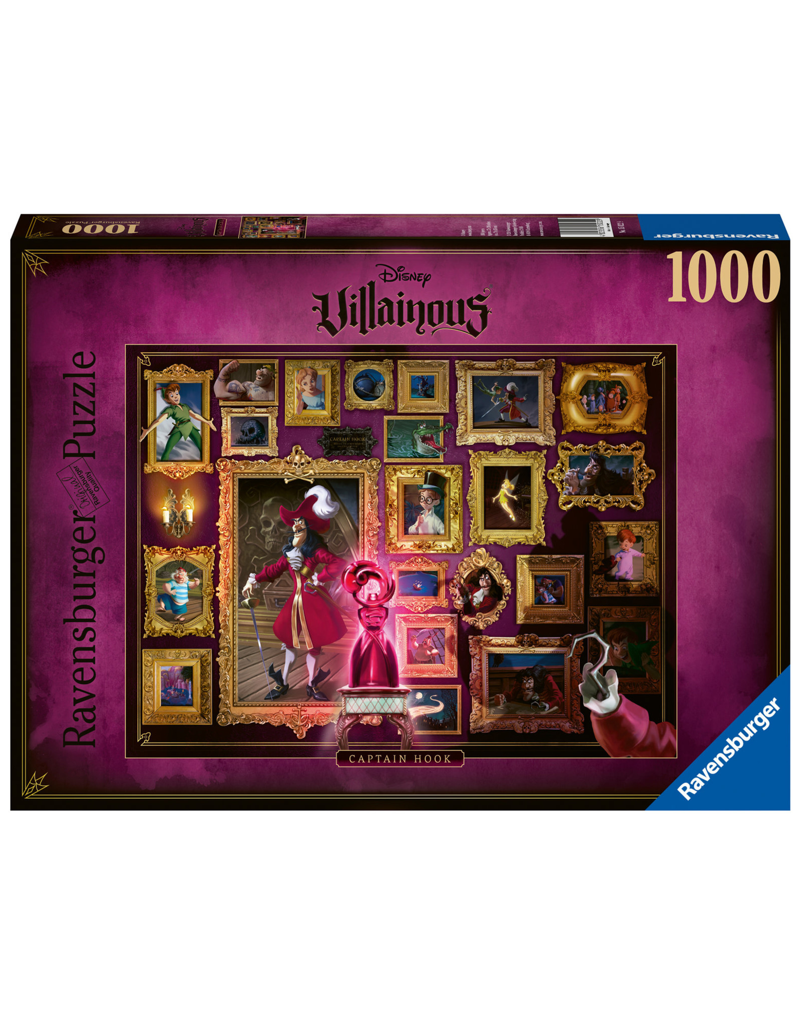 Ravensburger Ravensburger puzzel Villainous  Captain Hook  1000 stukjes