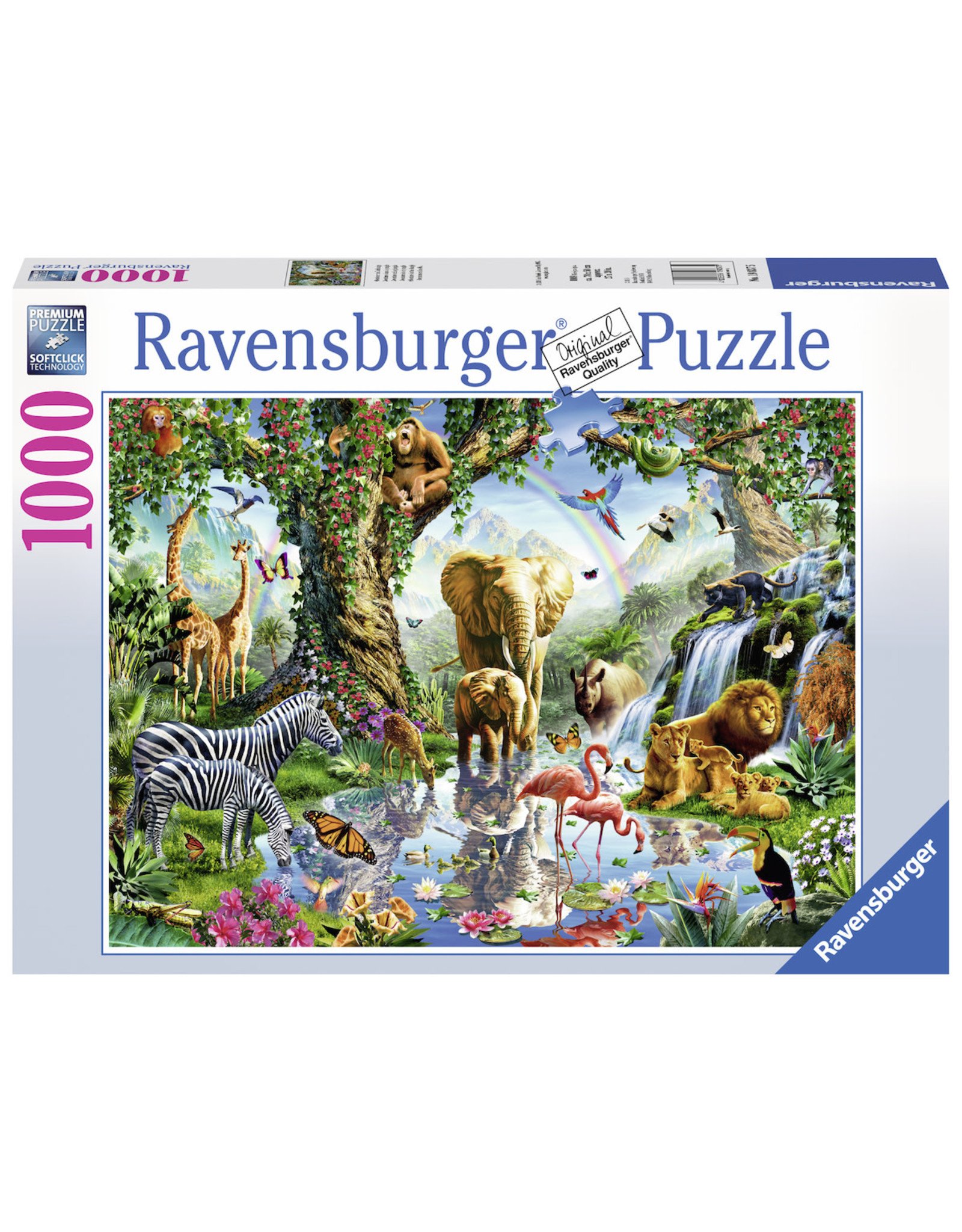 Ravensburger Ravensburger puzzel 198375 Avonturen In De Jungle 1000 stukjes