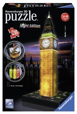 Ravensburger Ravensburger 3D Puzzel 125883 Big Ben Night Edition - 216 Stukjes