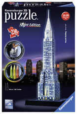 Ravensburger Ravensburger 3D Puzzel 125951 Chrysler Building New York Night Edition - 216 stukjes