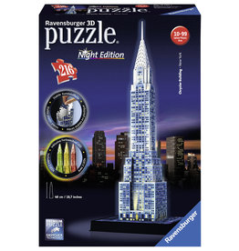 Ravensburger Ravensburger 3D Puzzel 125951 Chrysler Building New York Night Edition - 216 stukjes