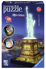 Ravensburger Ravensburger 3D Puzzel 125968 Statue Of Liberty Night Edition - 108 Stukjes