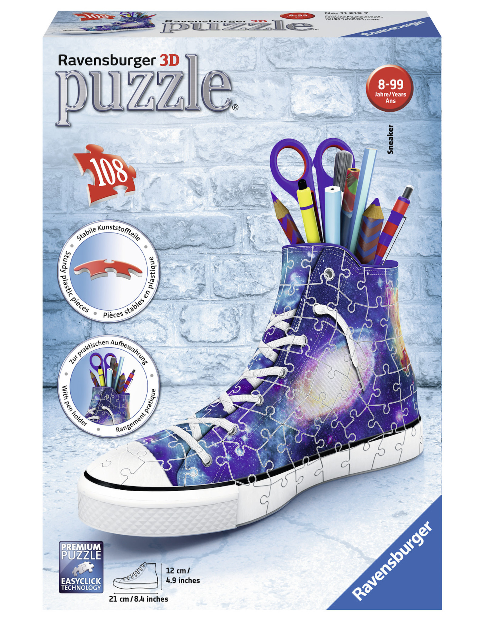 Ravensburger Ravensburger 3D Puzzel 112197 Sneaker Galaxy (108 Stukjes)