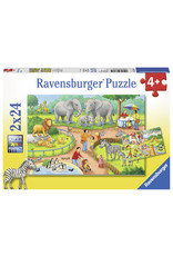 Ravensburger A Day At The Zoo 2X24