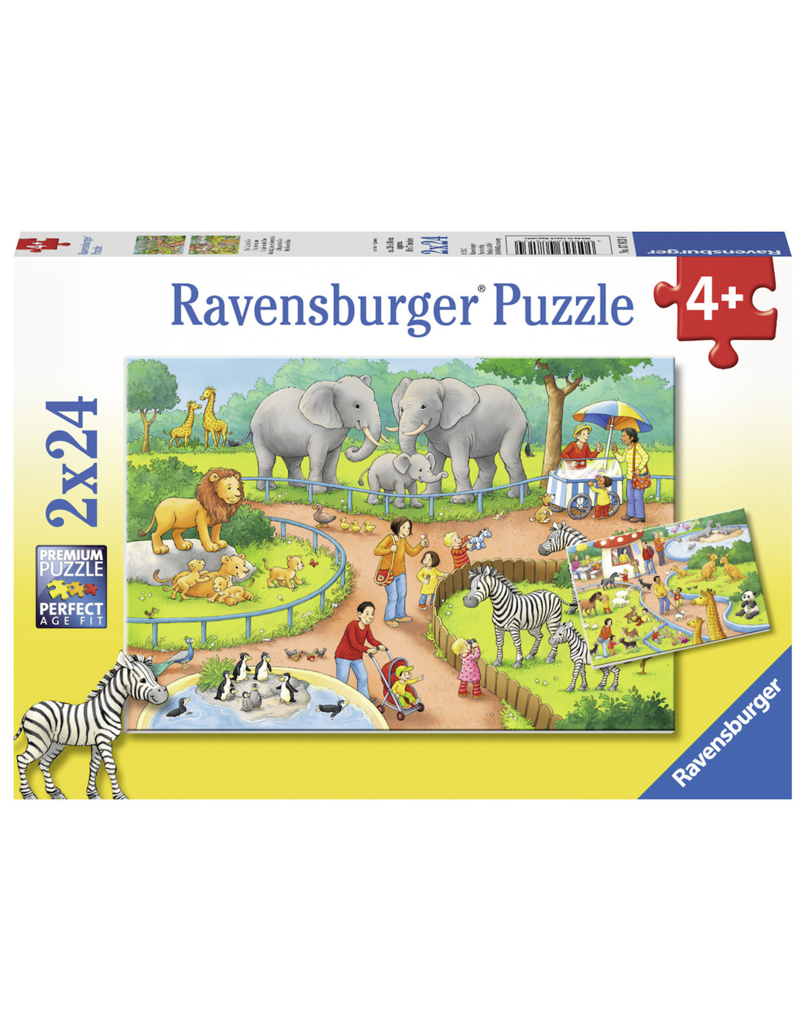 Ravensburger A Day At The Zoo 2X24