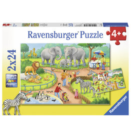 Ravensburger A Day At The Zoo 2X24