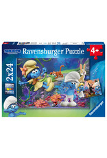 Ravensburger Het Verloren Dorp Smurfen- 2X24