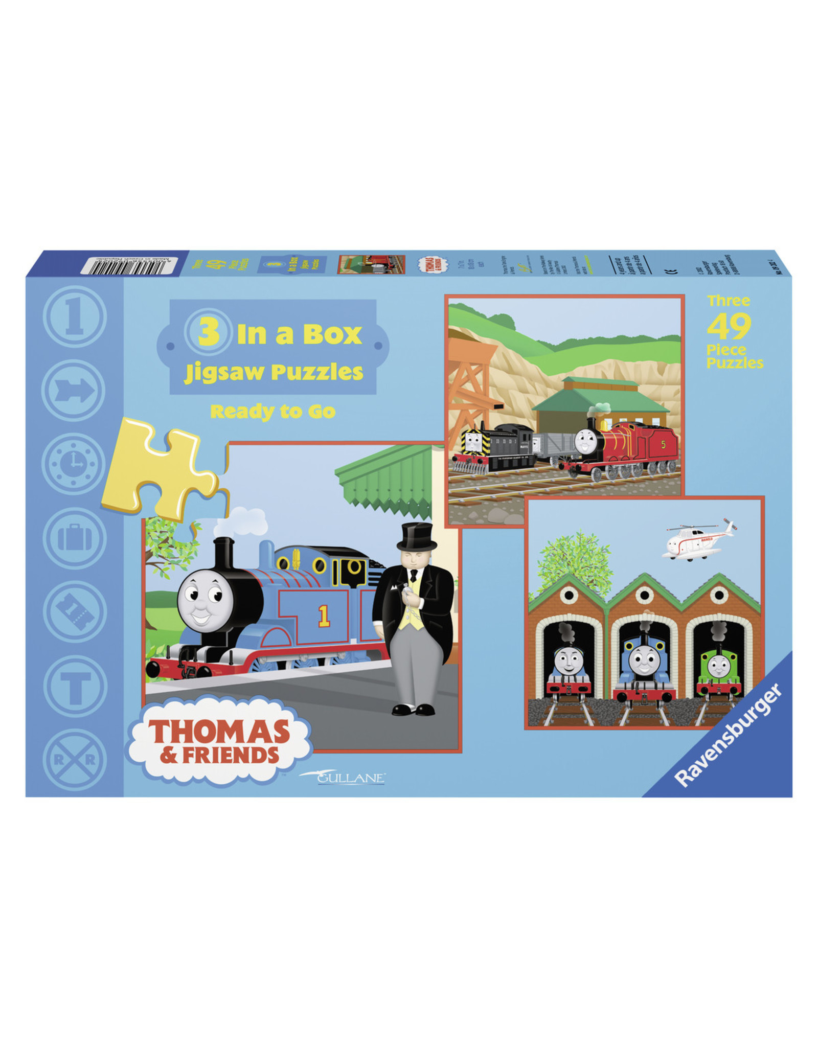 Ravensburger Ravensburger Puzzel 092024 Thomas The Train - Ready To Go (3X49 Stukjes)