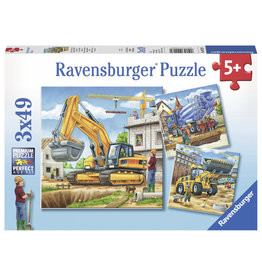 Ravensburger Grote Bouwvoertuigen 3X49