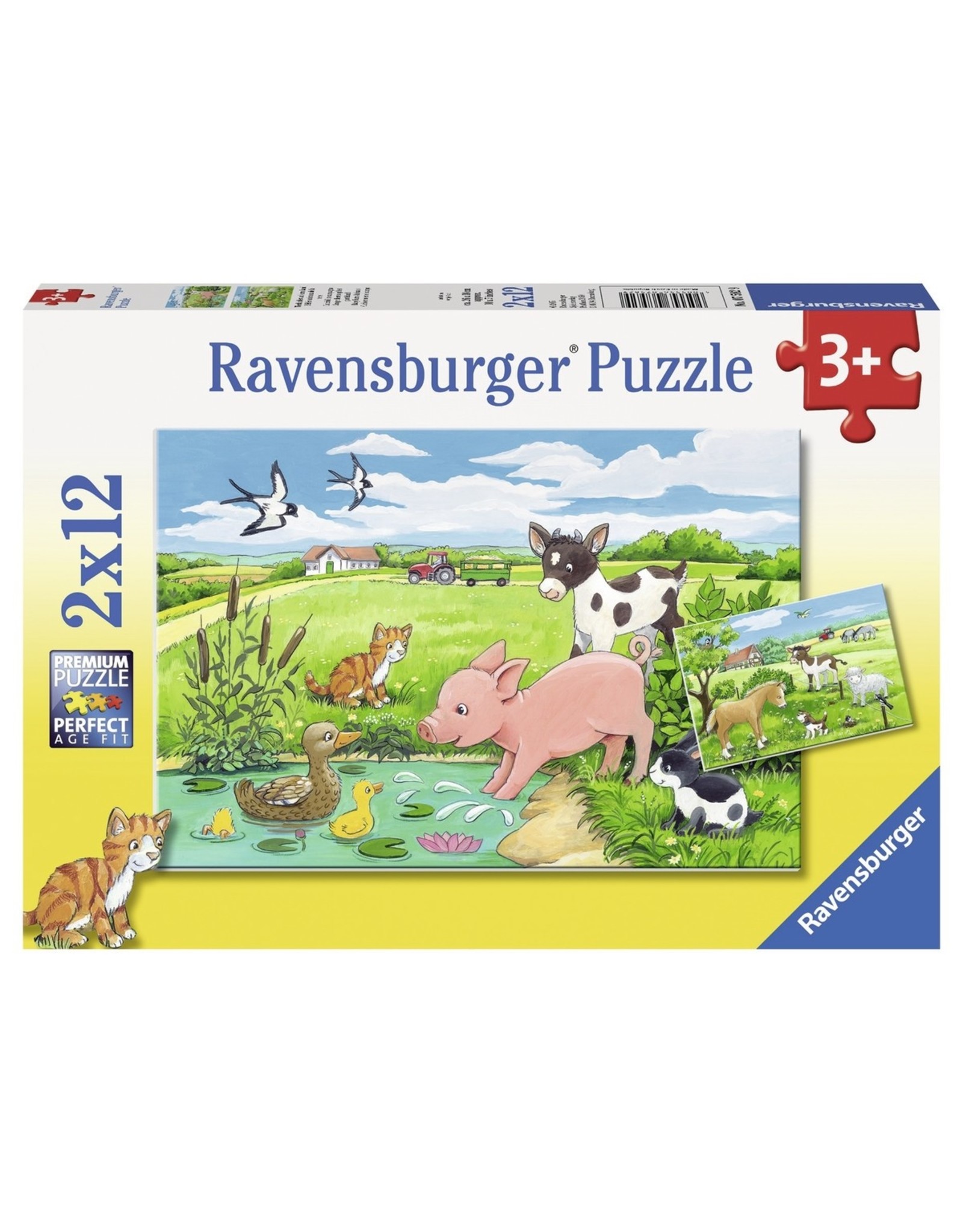 Ravensburger Jonge Dieren Op Het Platteland - 2X12