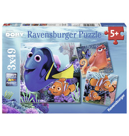 Ravensburger Ravensburger Puzzel 093458  Finding Dory ( 3X49 stukjes)