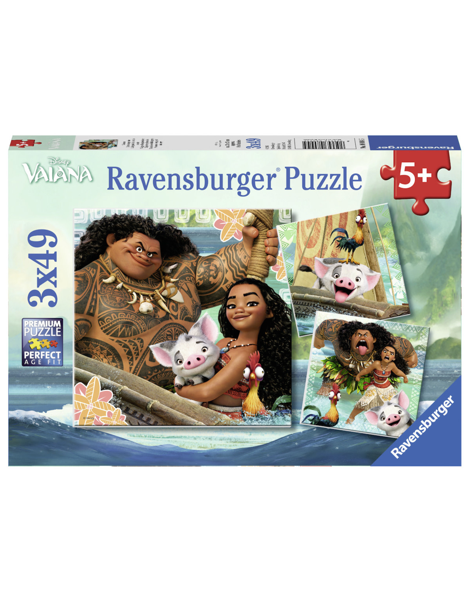 Ravensburger Vaiana'S Voyage Of Discovery 3X49