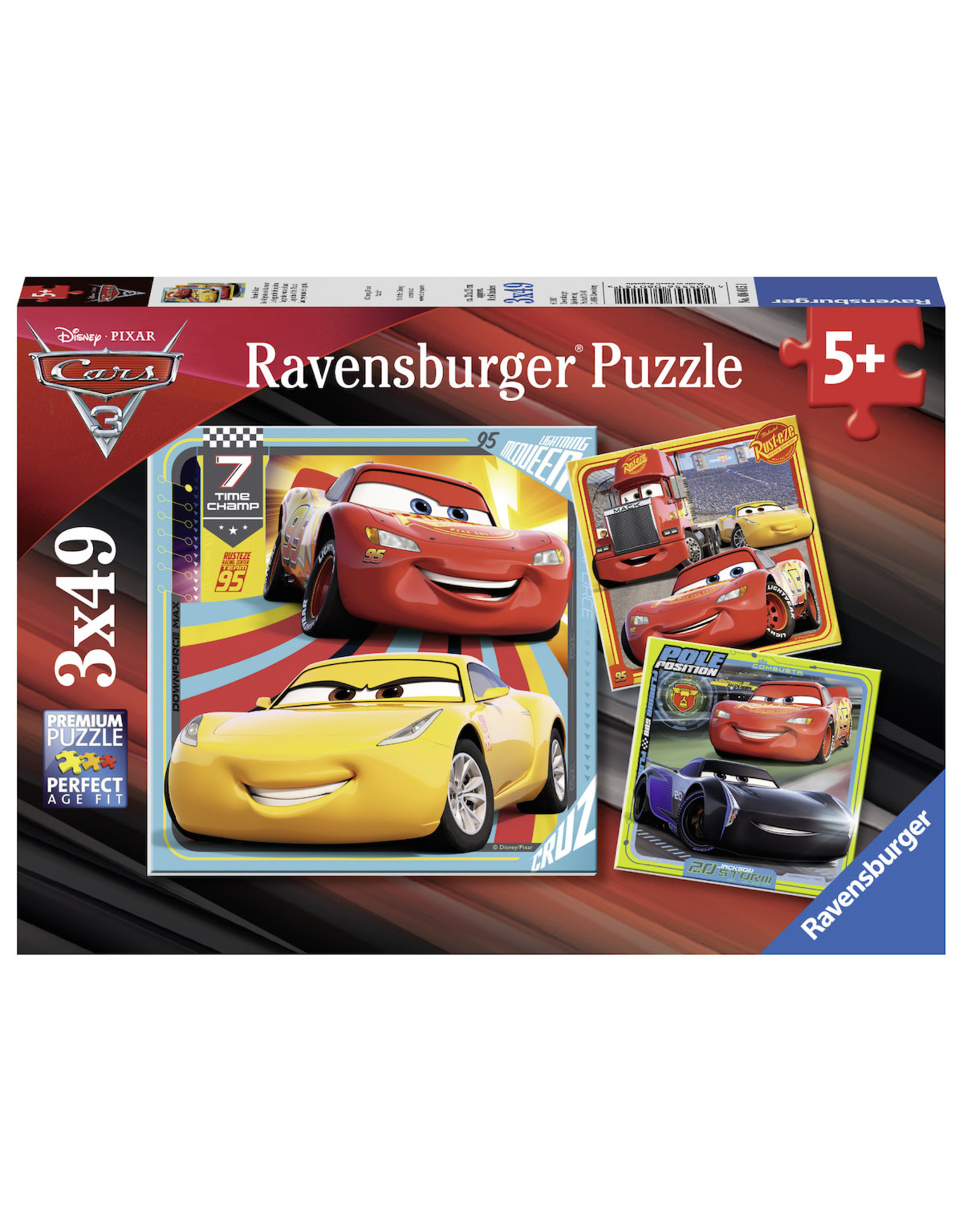 Ravensburger Legends Of The Track Cars 3  3X49