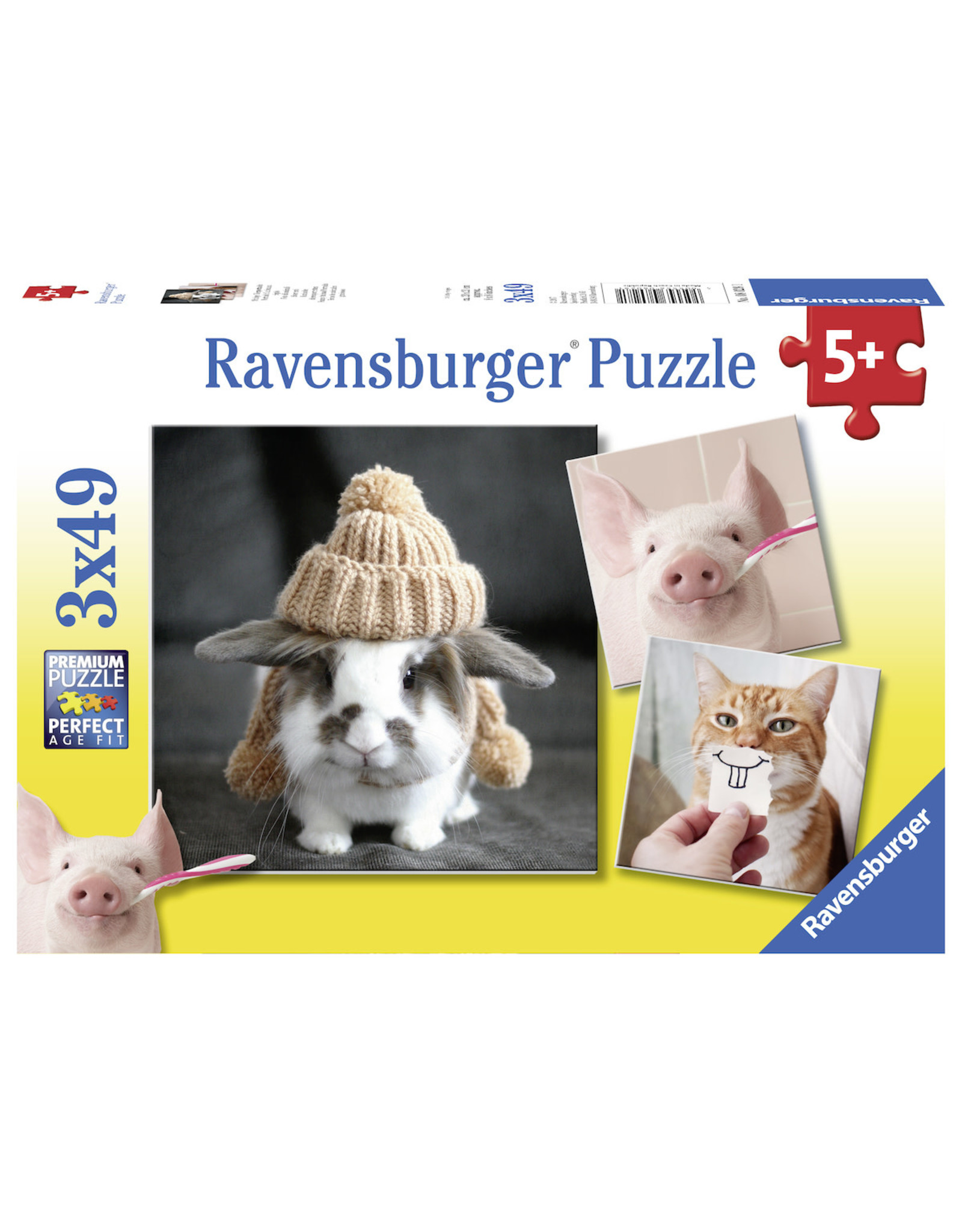 Ravensburger Funny Animal Portraits 3X49