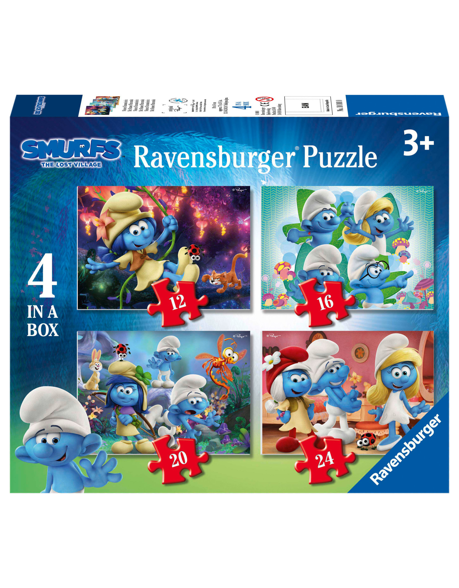 Ravensburger Smurfy Adventure - 12*16*20*24