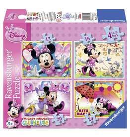 Ravensburger Minnie Mouse 4 In A Box 12+16+20+24