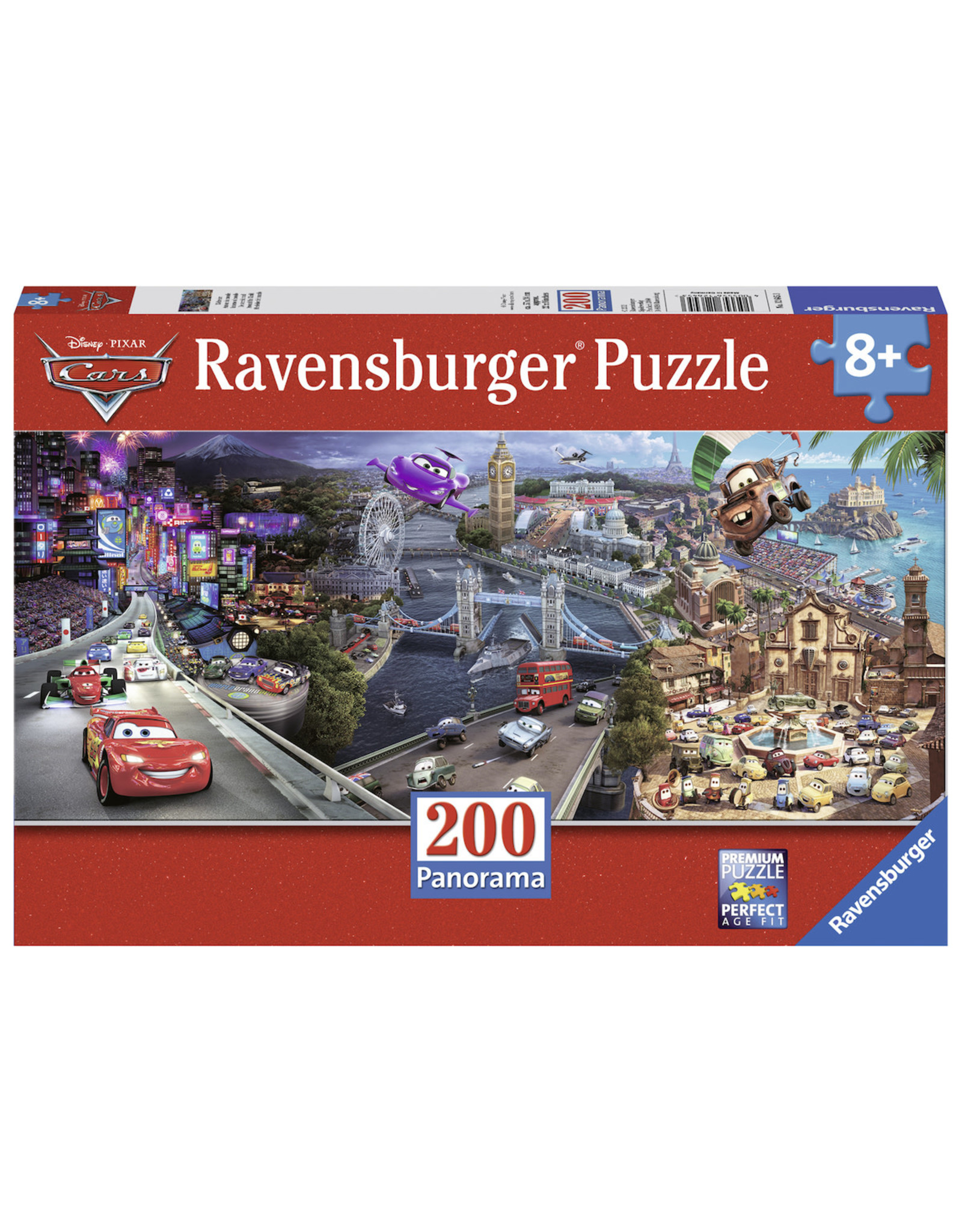 Ravensburger Ravensburger puzzel Panorama 126453  Disney Cars  200 stukjes