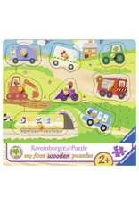 Ravensburger Ravensburger Houten Puzzel 36844 Lievelingsvoertuigen - 8 Stukjes