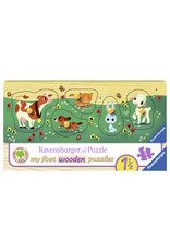 Ravensburger Ravensburger Houten Puzzel Liefste Dierenvriendjes - 5 Stukjes