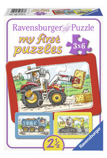 Ravensburger My First Puzzles - Graafmachine/Tractor/Kiepauto