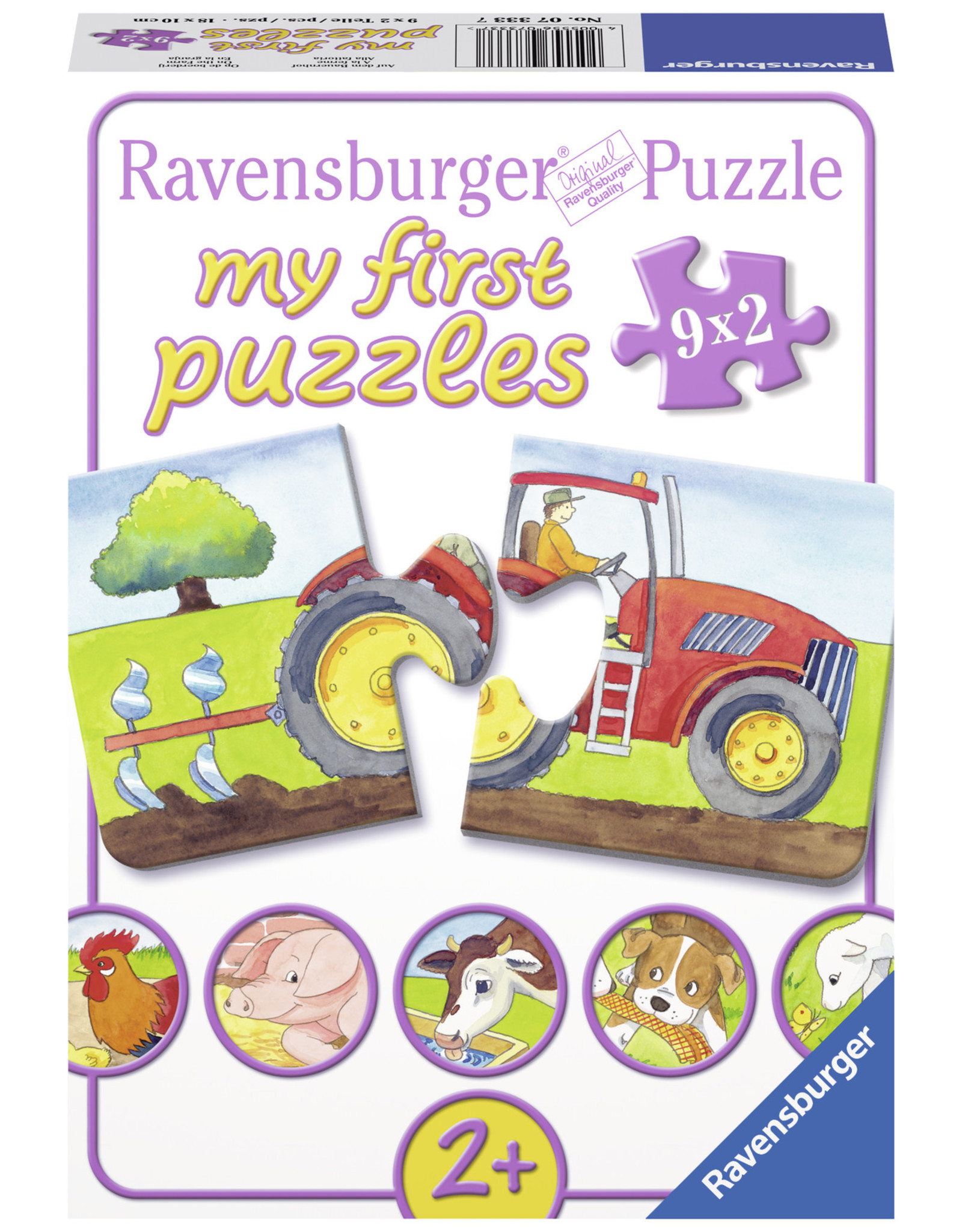 Ravensburger Op De Boerderij +- Hout 9X2