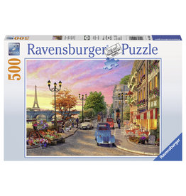 Ravensburger Ravensburger puzzel Avondsfeer in Parijs  500 stukjes