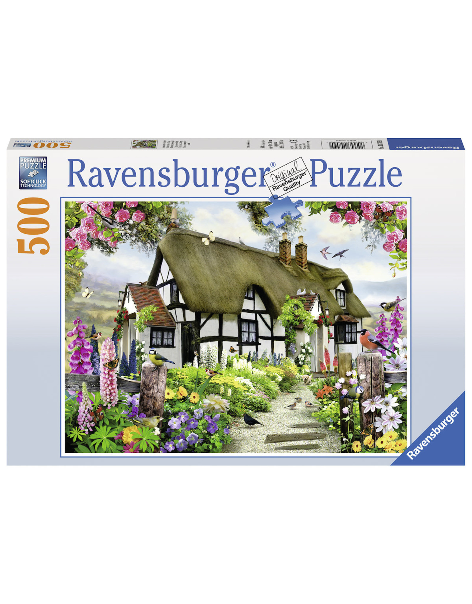 Ravensburger Ravensburger puzzel  Idyllische Cottage 500 stukjes