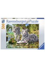 Ravensburger Ravensburger puzzel  Witte Roofkatten 500 stukjes