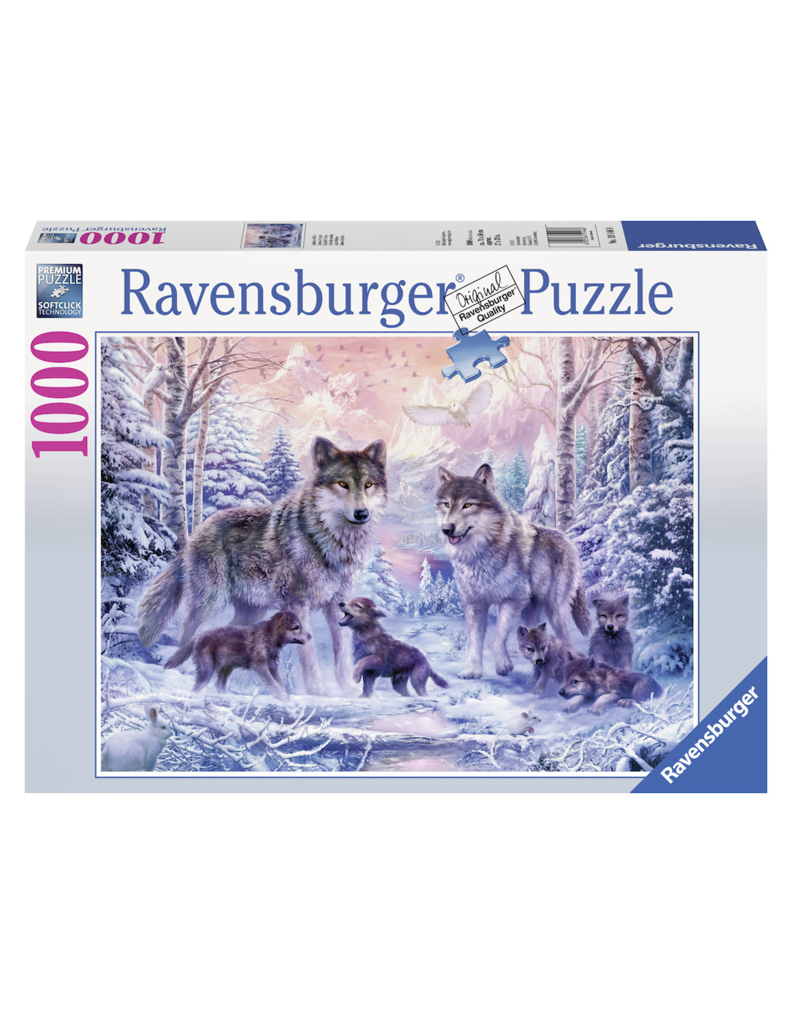 Ravensburger Ravensburger puzzel 191468 Arctische Wolven 1000 stukjes