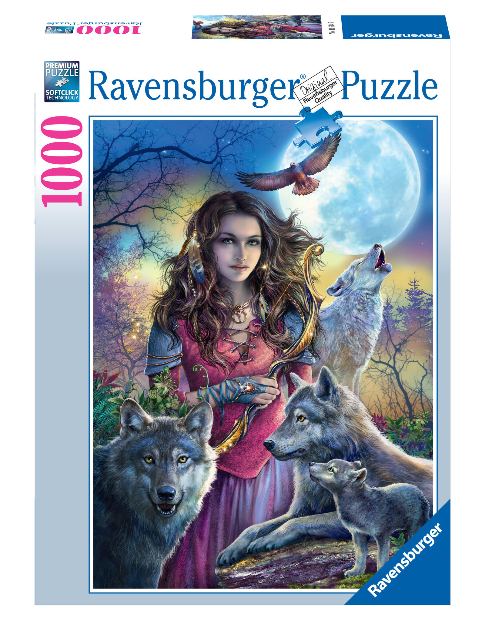 Ravensburger Ravensburger puzzel 196647 Beschermvrouw van de Wolven 1000 stukjes