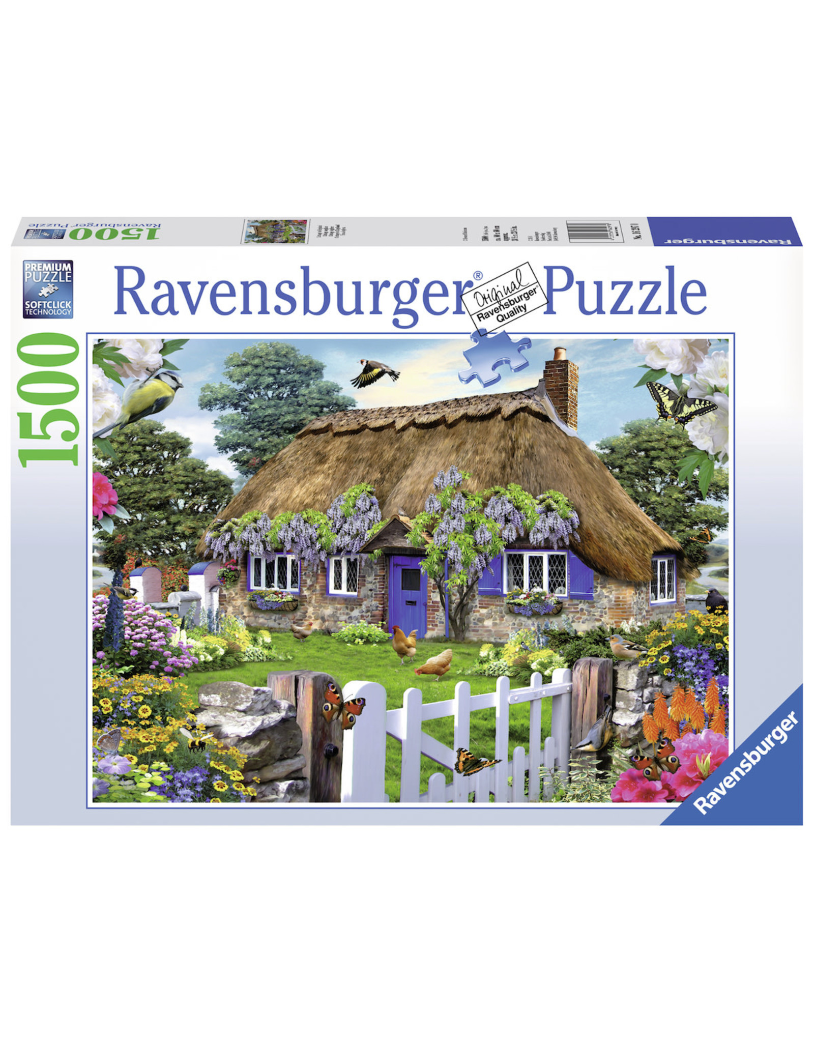 Ravensburger Ravensburger puzzel  162970 Cottage In Engeland 1500 stukjes