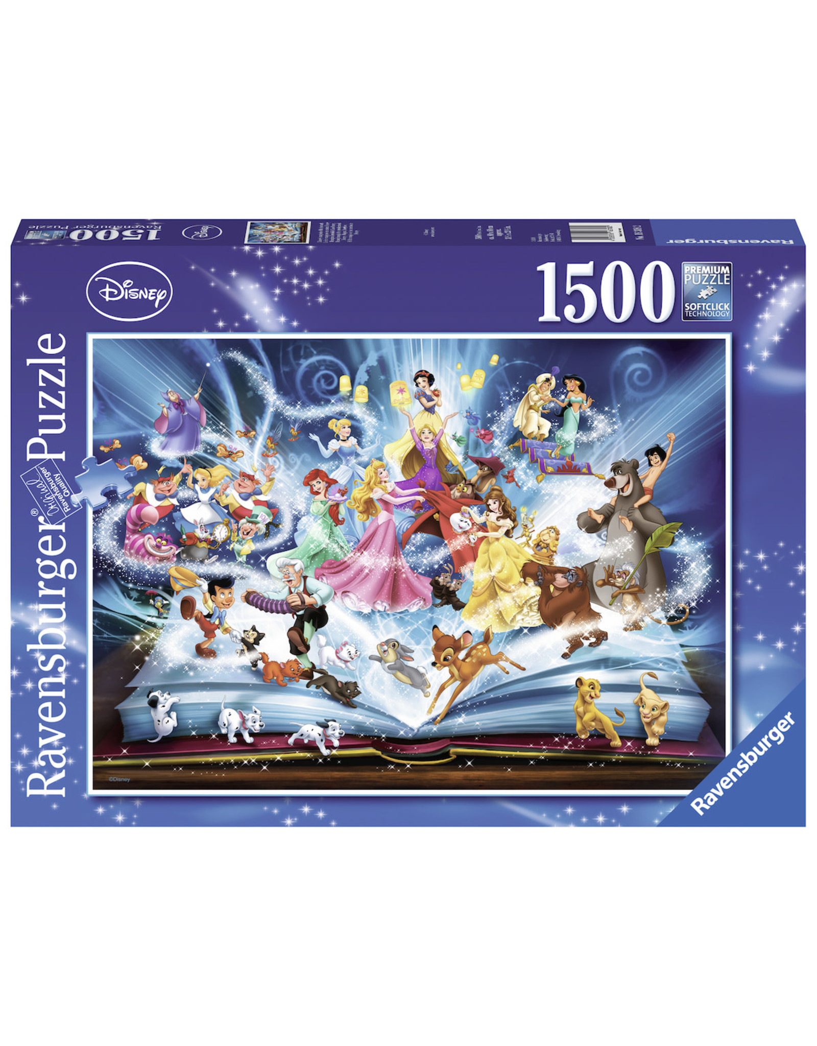 Ravensburger Ravensburger puzzel 163182 Disney's Magische Sprookjesboek 1500 stukjes