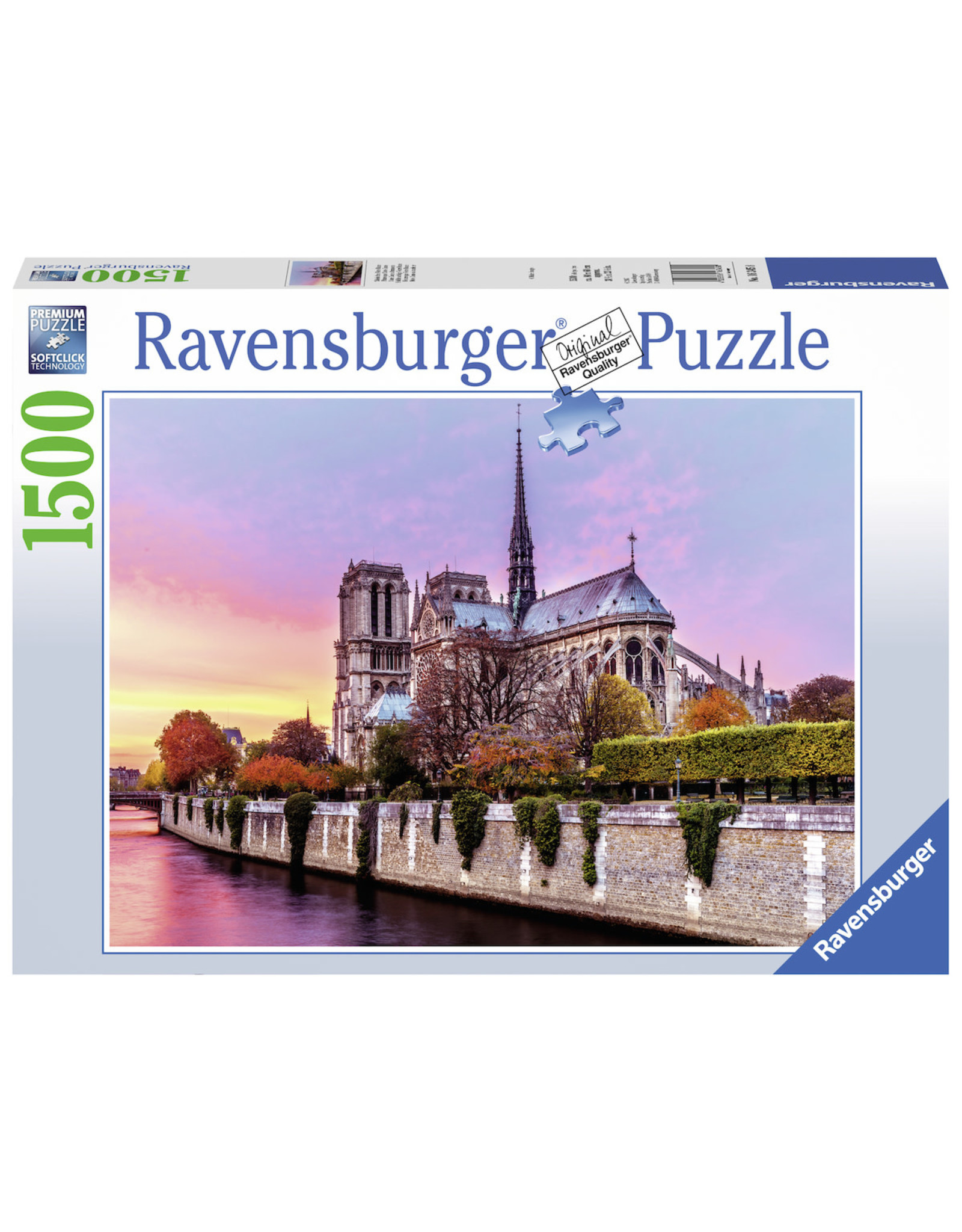 Ravensburger Ravensburger puzzel 163458 Schilderachtige Notre Dame 1500 stukjes