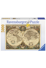 Ravensburger Ravensburger puzzel  174119Antieke Wereldkaart  5000 stukjes