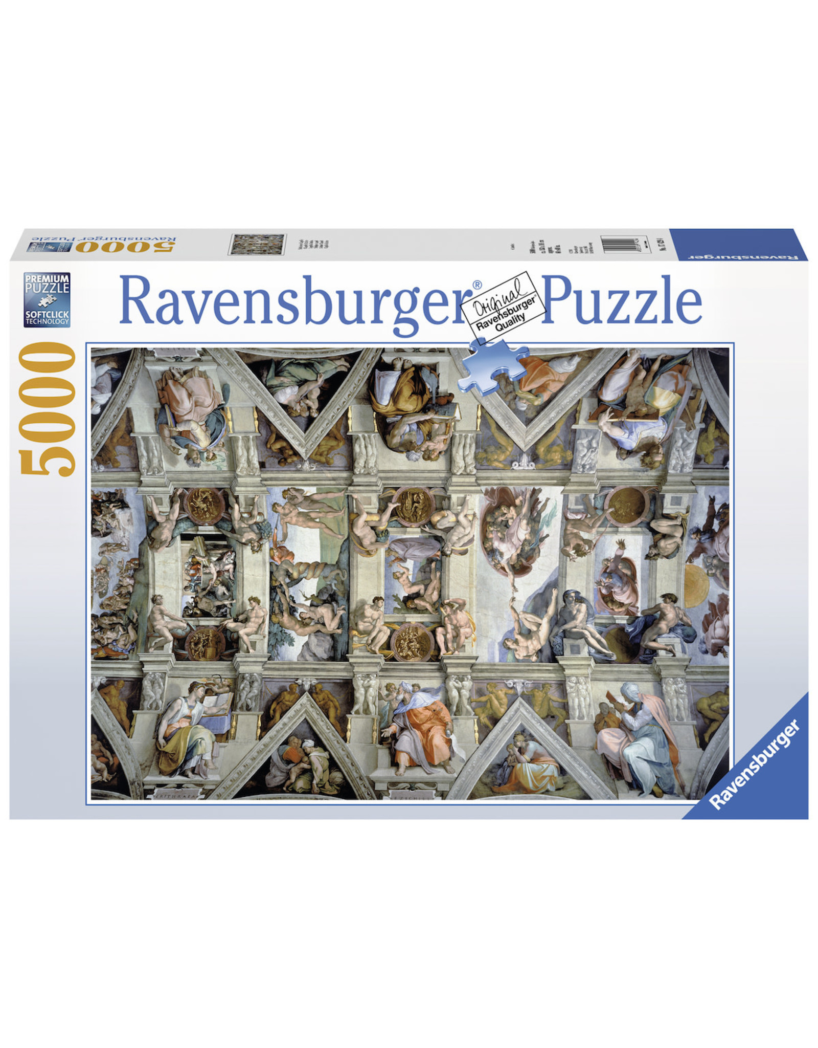 Ravensburger Ravensburger puzzel  174294  De Sixtijnse Kapel 5000 stukjes