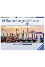 Ravensburger Ravensburger puzzel Panorama 150823 Gondels in Venetië  1000 stukjes Ravensburger Ravensburger puzzel Panorama 150823 Gondels in Venetië  1000 stukjes