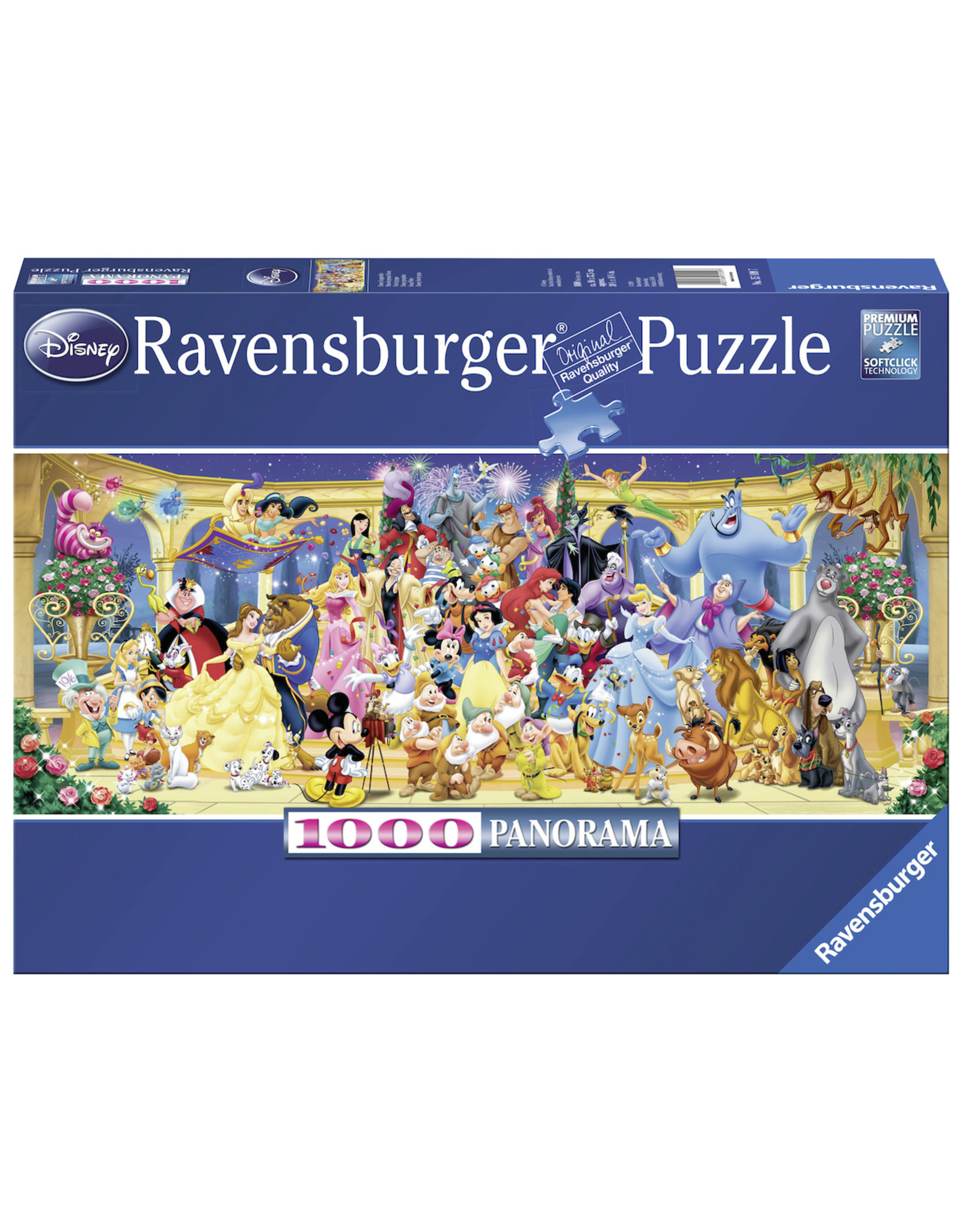Ravensburger Ravensburger puzzel  Panorama 151097 WD: Disney Groepsfoto 1000 stukjes