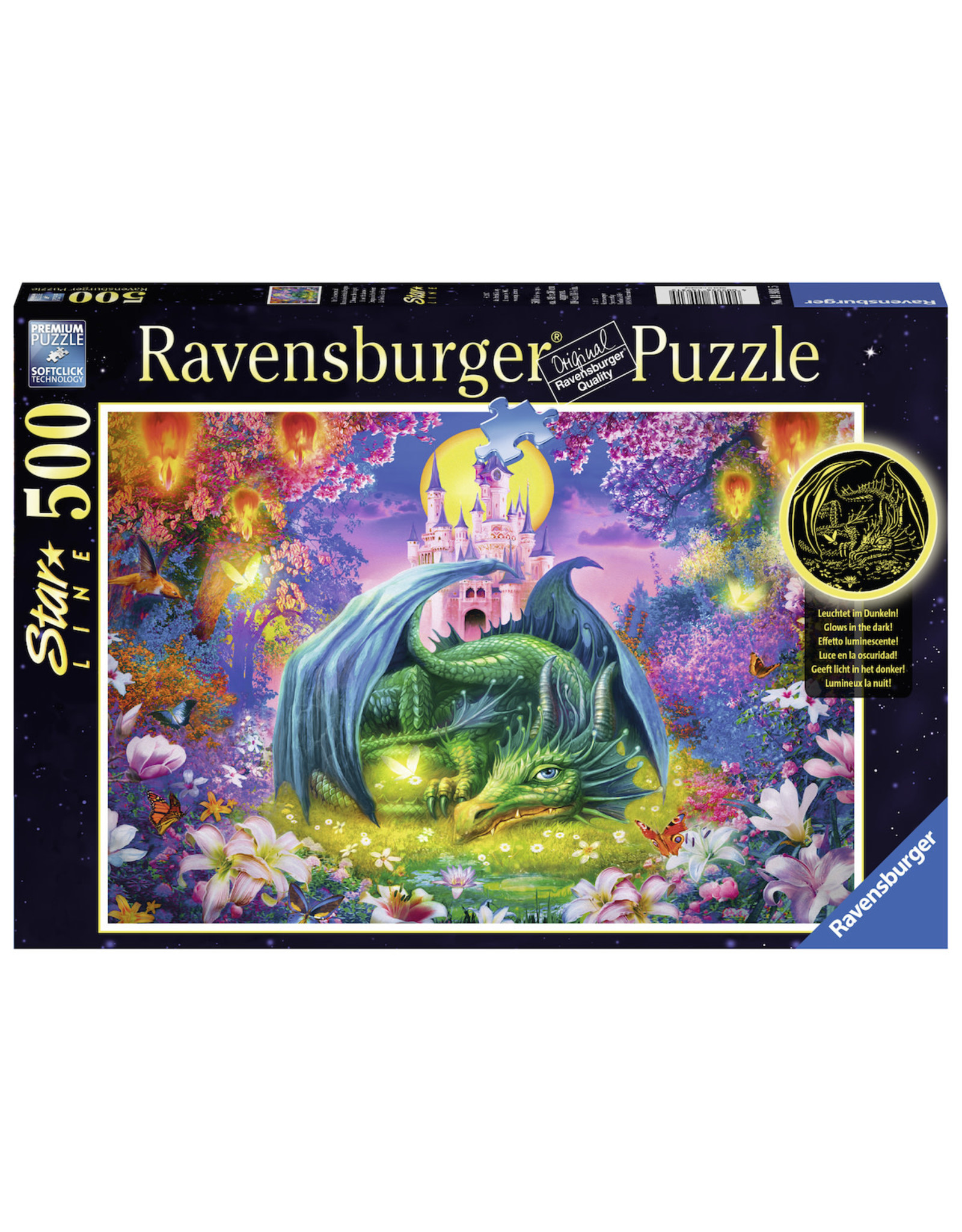 Ravensburger Dragon In The Forest 500 Star Line