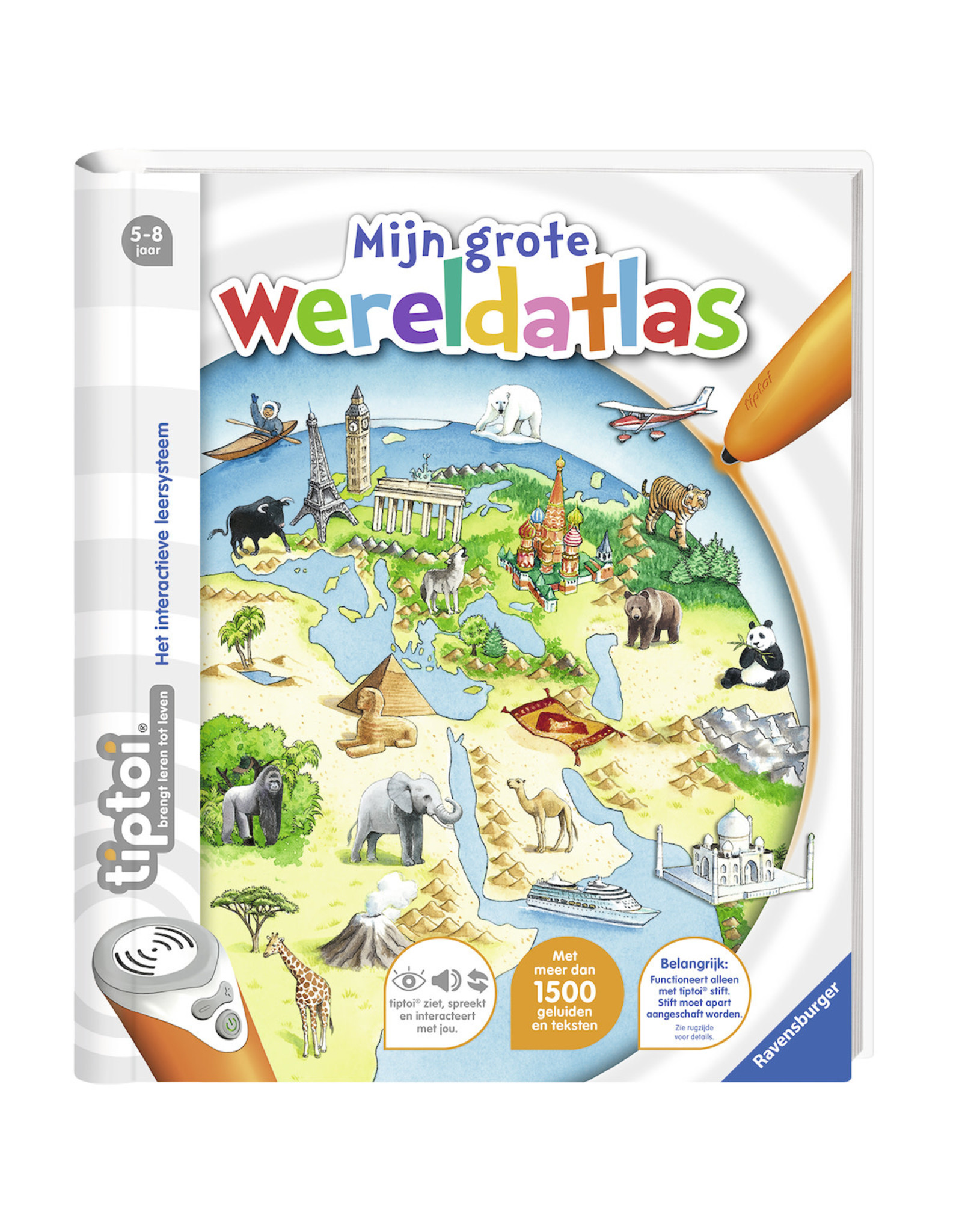 Ravensburger Tiptoi - Mijn Grote Wereldatlas