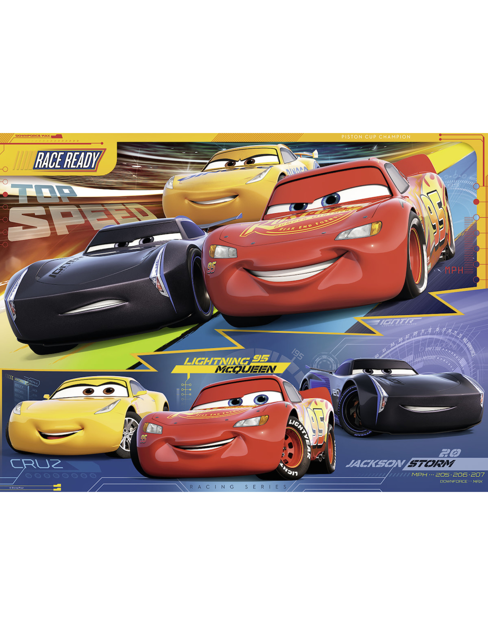 Ravensburger Ravensburger Puzzel 100XXL  Cars 3   100 stukjes